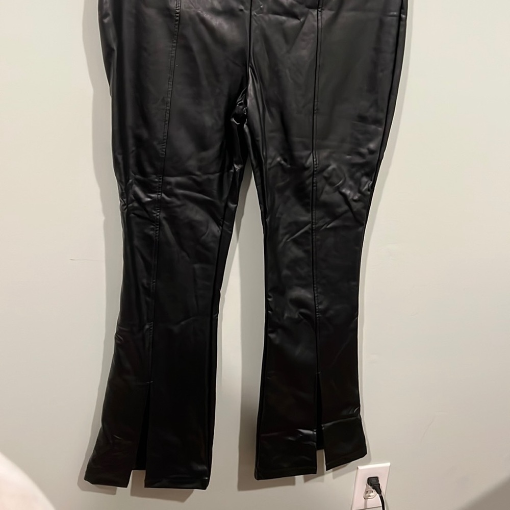 Wild Fable Faux Leather Pant w/slit